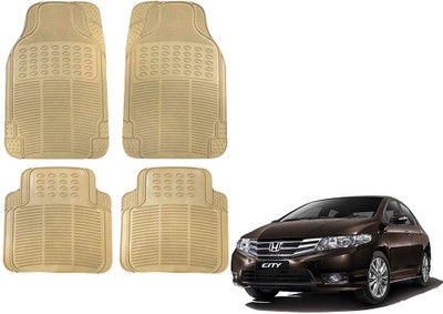 KOZDIKO Rubber Standard Mat For  Honda City(Beige)