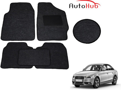 Auto Hub Fabric Standard Mat For  Audi A4(Black)