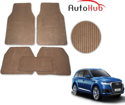 Auto Hub Fabric Standard Mat For  Audi Q7(Beige)