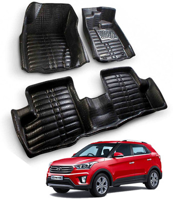Cardon Plastic 5D Mat For  Hyundai Creta(Black)