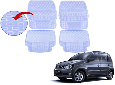KOZDIKO PVC (Polyvinyl Chloride), Rubber Standard Mat For  Mahindra Quanto(White)