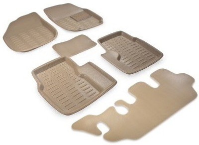 KOZDIKO Plastic Standard Mat For  Mahindra XUV(Beige)