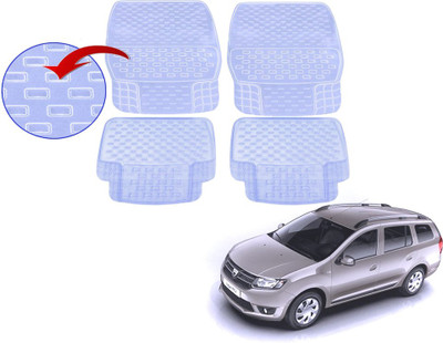 KOZDIKO PVC (Polyvinyl Chloride), Rubber Standard Mat For  Mahindra Logan(White)