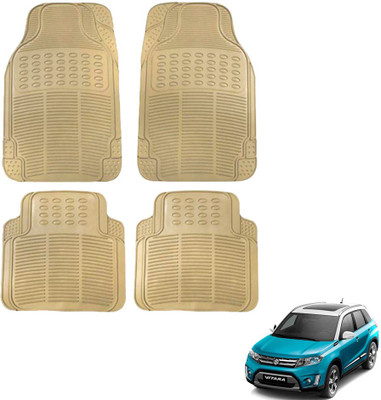 KOZDIKO Rubber Standard Mat For  Maruti Suzuki Vitara Brezza(Beige)