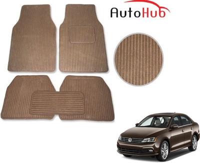 Auto Hub Fabric Standard Mat For  Volkswagen Jetta(Beige)