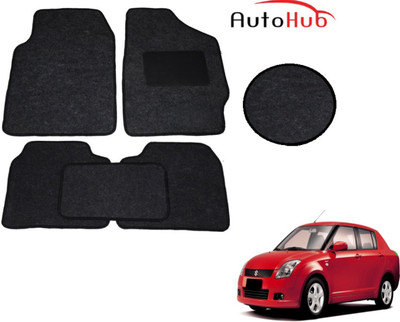 Auto Hub Fabric Standard Mat For  Maruti Suzuki Swift Dzire(Black)
