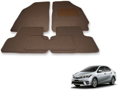 Auto Hub Fabric Standard Mat For  Toyota Altis(Beige)