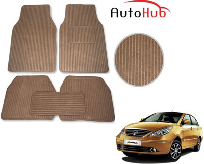 Auto Hub Fabric Standard Mat For  Tata Manza(Beige)