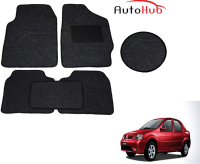 Auto Hub Fabric Standard Mat For  Mahindra Logan(Black)