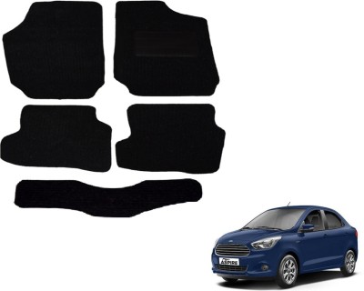 Auto Hub Fabric Standard Mat For  Ford Aspire(Black)