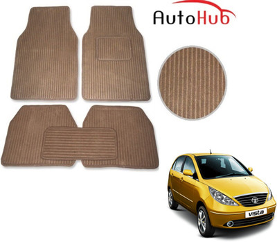 Auto Hub Fabric Standard Mat For  Tata Indica Vista(Beige)