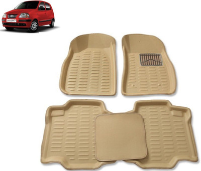 Z Tech Vinyl 3D Mat For  Hyundai Santro Xing(Beige)
