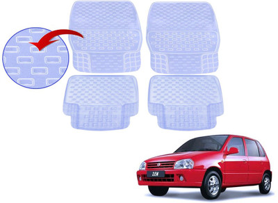 KOZDIKO PVC (Polyvinyl Chloride), Rubber Standard Mat For  Maruti Suzuki Zen(White)