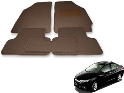 Auto Hub Fabric Standard Mat For  Honda City(Beige)