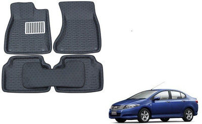 Everything Auto PVC (Polyvinyl Chloride) 3D Mat For  Honda City(Black)