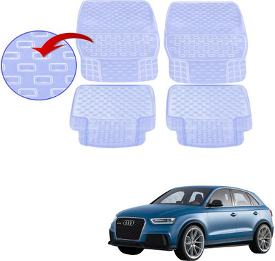 KOZDIKO PVC (Polyvinyl Chloride), Rubber Standard Mat For  Audi Q3(White)