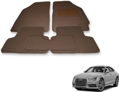 Auto Hub Fabric Standard Mat For  Audi A7(Beige)