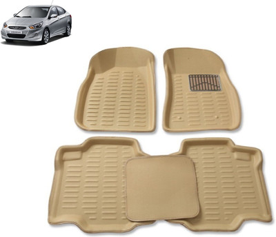 ReeTech Vinyl Standard Mat For  Hyundai Verna(Beige)