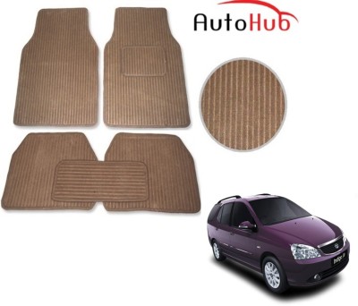 Auto Hub Fabric Standard Mat For  Tata Indigo Marina(Beige)