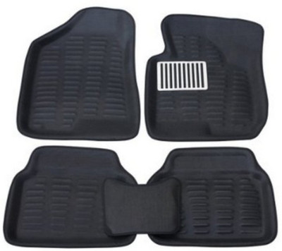 Printo Fine India Plastic Standard Mat For  Hyundai Santro(Black)