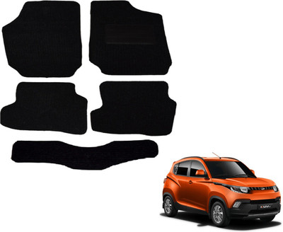 Auto Hub Fabric Standard Mat For  Mahindra KUV 100(Black)