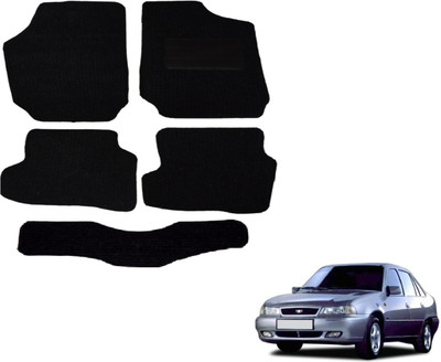 Auto Hub Fabric Standard Mat For  Daewoo Cielo(Black)