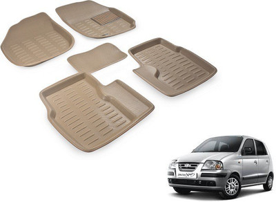 Everything Auto PVC (Polyvinyl Chloride) 3D Mat For  Hyundai Santro Xing(Beige)