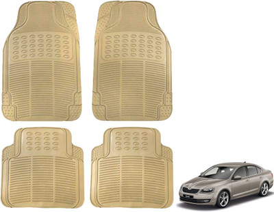 KOZDIKO Rubber Standard Mat For  Skoda Octavia(Beige)