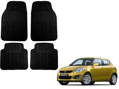 KOZDIKO Rubber Standard Mat For  Maruti Suzuki New Swift(Black)