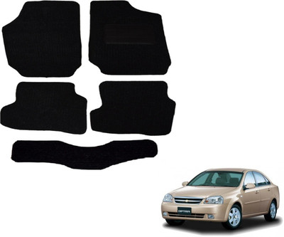 Auto Hub Fabric Standard Mat For  Chevrolet Optra(Black)
