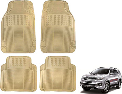KOZDIKO Rubber Standard Mat For  Toyota Fortuner(Beige)