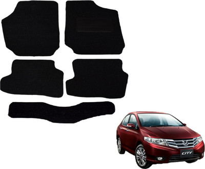 Auto Hub Fabric Standard Mat For  Honda City(Black)