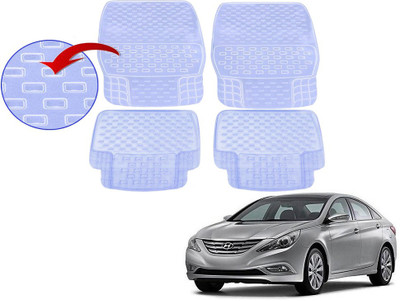KOZDIKO PVC (Polyvinyl Chloride), Rubber Standard Mat For  Hyundai Sonata(White)