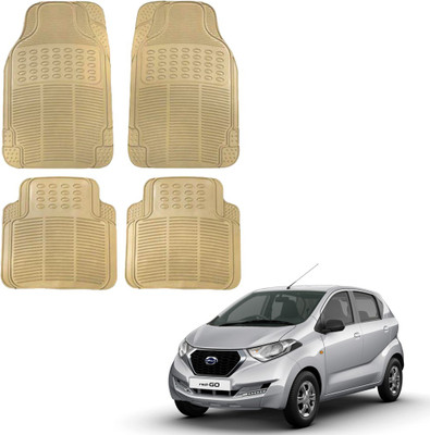 KOZDIKO Rubber Standard Mat For  Datsun Go(Beige)