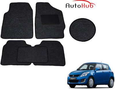 Auto Hub Fabric Standard Mat For  Maruti Suzuki New Swift(Black)