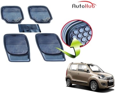 Auto Hub PVC (Polyvinyl Chloride), Rubber Standard Mat For  Maruti Suzuki WagonR Stingray(Black)