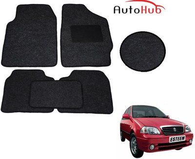 Auto Hub Fabric Standard Mat For  Maruti Suzuki Esteem(Black)