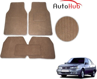 Auto Hub Fabric Standard Mat For  Daewoo Cielo(Beige)