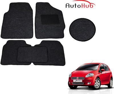 Auto Hub Fabric Standard Mat For  Fiat Punto(Black)