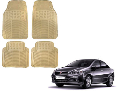 KOZDIKO Rubber Standard Mat For  Fiat Linea(Beige)