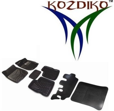 KOZDIKO Plastic Standard Mat For  Toyota Innova(Black)