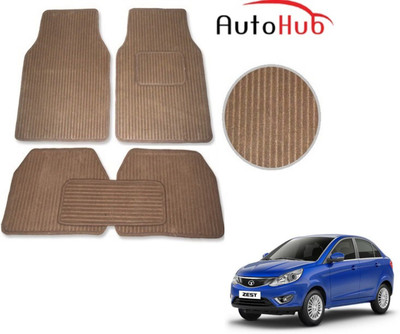 Auto Hub Fabric Standard Mat For  Tata Zest(Beige)