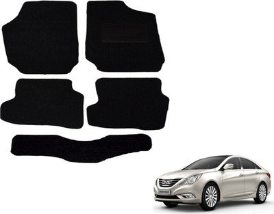 Auto Hub Fabric Standard Mat For  Hyundai Sonata Embera(Black)