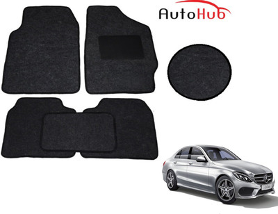 Auto Hub Fabric Standard Mat For  Mercedes Benz C-Class(Black)