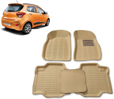 FALCON Vinyl 3D Mat For  Hyundai Grand i10(Beige)