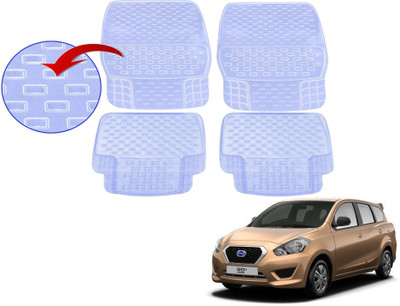 KOZDIKO PVC (Polyvinyl Chloride), Rubber Standard Mat For  Datsun Go+(White)