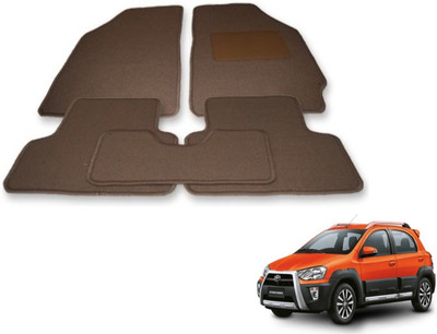 Auto Hub Fabric Standard Mat For  Toyota Etios Cross(Beige)