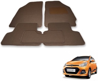 Auto Hub Fabric Standard Mat For  Hyundai Grand i10(Beige)