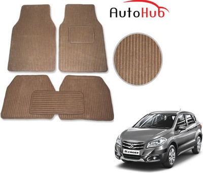 Auto Hub Fabric Standard Mat For  Maruti Suzuki S-Cross(Beige)