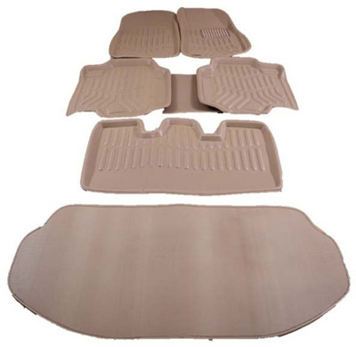 BLACK EAGLE Plastic Standard Mat For  Toyota Fortuner(Beige)